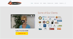 Desktop Screenshot of aplusinhometutors.com